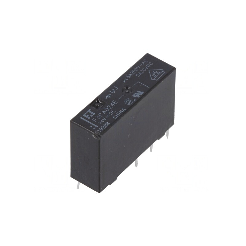 Releu Electromagnetic 24VDC 5A PCB | Electronic-mag.ro | Componente Electronice