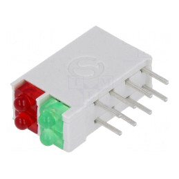 LED Roșu/Verde 1,8mm 4 Diode 10mA 2-2,1V | Electronic-mag.ro | Componente Electronice