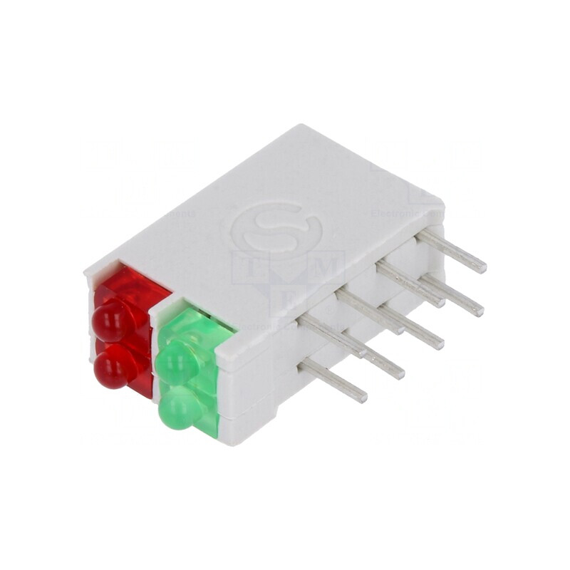 LED Roșu/Verde 1,8mm 4 Diode 10mA 2-2,1V | Electronic-mag.ro | Componente Electronice