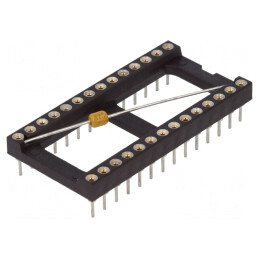 Soclu DIP28 pentru Circuite Integrate 2,54mm THT | Electronic-mag.ro | Componente Electronice