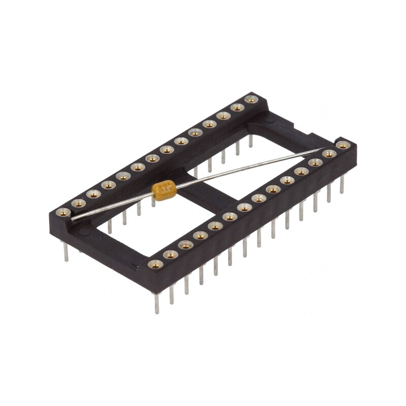 Soclu DIP28 pentru Circuite Integrate 2,54mm THT