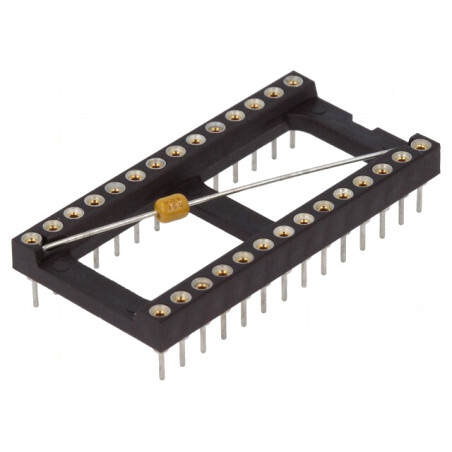 Soclu DIP28 pentru Circuite Integrate 2,54mm THT | Electronic-mag.ro | Componente Electronice