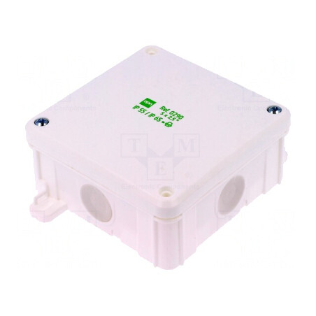 Cutie de Conexiuni Montare Perete 98x98x46mm | Electronic-mag.ro | Componente Electronice