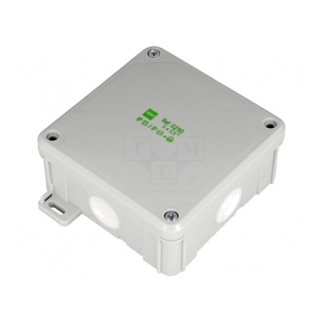 Cutie de Conexiuni pentru Perete 98x98x46mm | Electronic-mag.ro | Componente Electronice