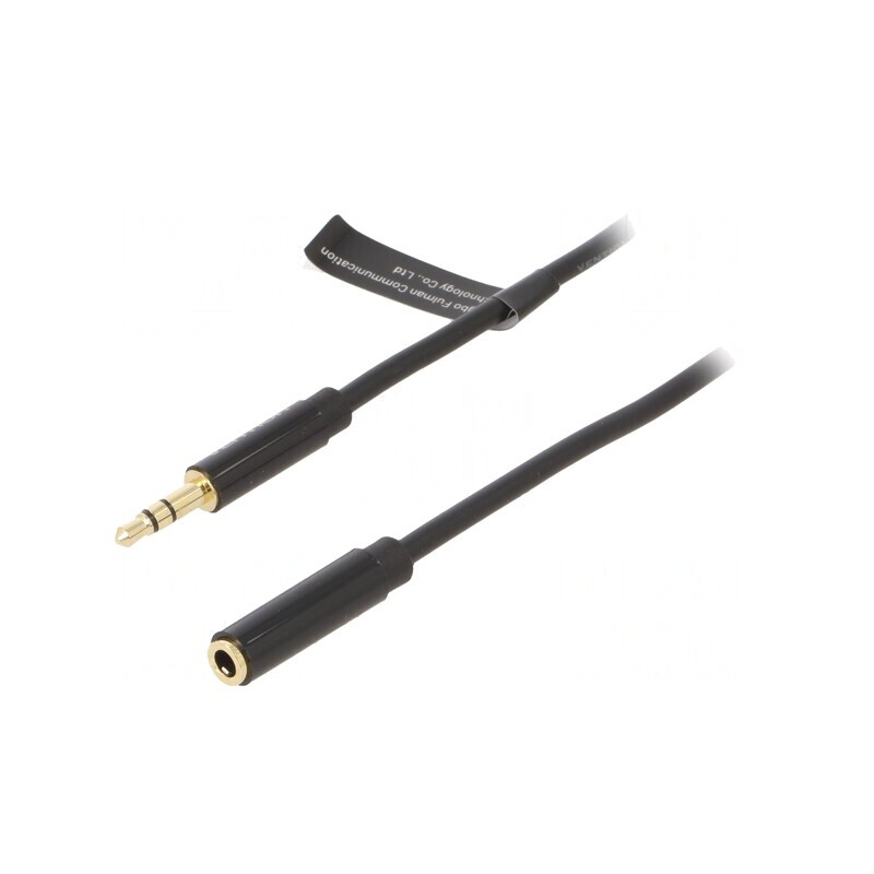 Cablu Audio Jack 3.5mm Aurit 0.5m | Electronic-mag.ro | Componente Electronice