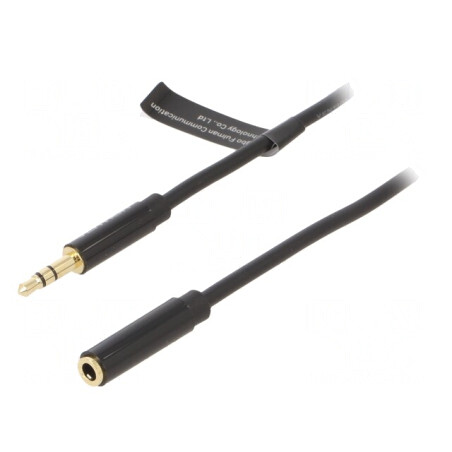 Cablu Audio Jack 3.5mm Aurit 0.5m | Electronic-mag.ro | Componente Electronice