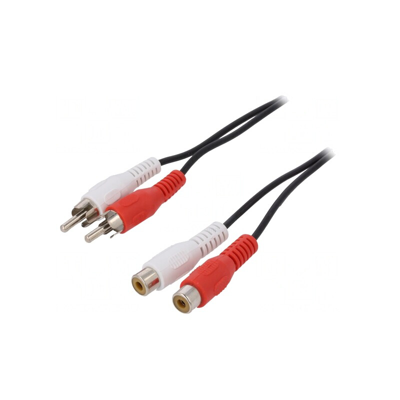 Cablu RCA dublu 5m nichelat | Electronic-mag.ro | Componente Electronice Cablu RCA dublu 5m nichelat | Electronic-mag.ro | Componente Electronice