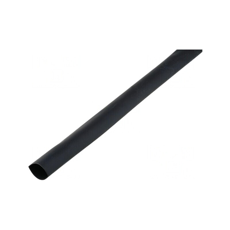 Manșon termocontractabil cu adeziv negru 4mm 1000mm | Electronic-mag.ro | Componente Electronice