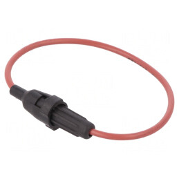 Clemă Siguranțe Cilindrice 5x20mm Bronz pe Cablu | Electronic-mag.ro | Componente Electronice