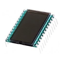 Afișaj LCD 7 Segmente 3 Digiti STN Pozitiv | Electronic-mag.ro | Componente Electronice