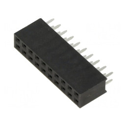 Soclu pini mamă 2,54mm 20 PIN pentru PCB drept | Electronic-mag.ro | Componente Electronice