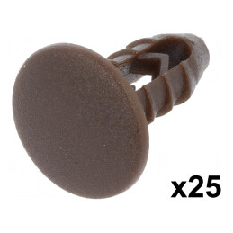 Clips pentru tapițerie 25buc Fiat 20mm negru | Electronic-mag.ro | Componente Electronice