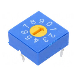 Întrerupător codificare DEC/BCD THT 10 Pozitii | Electronic-mag.ro | Componente Electronice