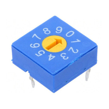 Întrerupător codificare DEC/BCD THT 10 Pozitii | Electronic-mag.ro | Componente Electronice