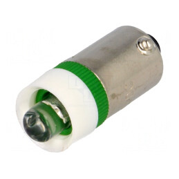 Lampă LED verde 12V BA9S | Electronic-mag.ro | Componente Electronice