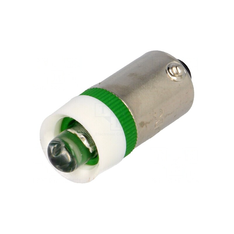 Lampă LED verde 12V BA9S | Electronic-mag.ro | Componente Electronice