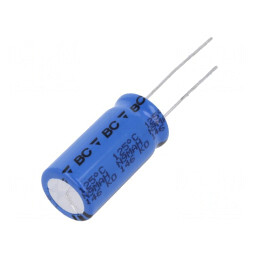 Condensator Electrolitic THT 1mF 35V 12.5x25mm 5mm Raster | Electronic-mag.ro | Componente Electronice