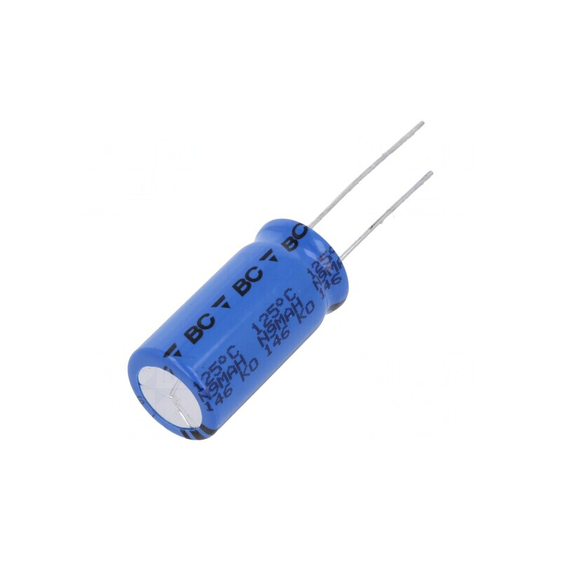 Condensator Electrolitic THT 1mF 35V 12.5x25mm 5mm Raster | Electronic-mag.ro | Componente Electronice