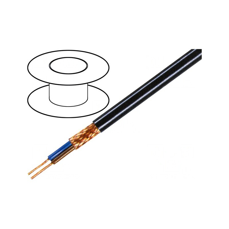 Cablu Ecranat 2x0,5mm2 Cupru Negru | Electronic-mag.ro | Componente Electronice Cablu Ecranat 2x0,5mm2 Cupru Negru | Electronic-mag.ro | Componente Electronice