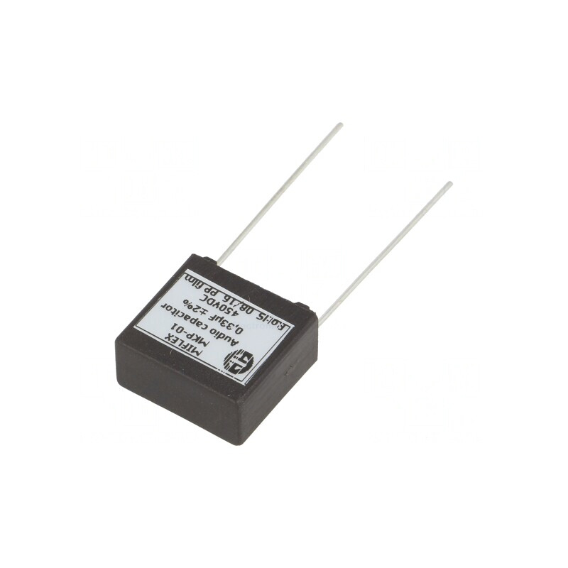 Condensator Polipropilenă 0,33uF 450VDC 15mm | Electronic-mag.ro | Componente Electronice