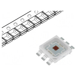 LED Roșu Putere 3W SMD 120° | Electronic-mag.ro | Componente Electronice