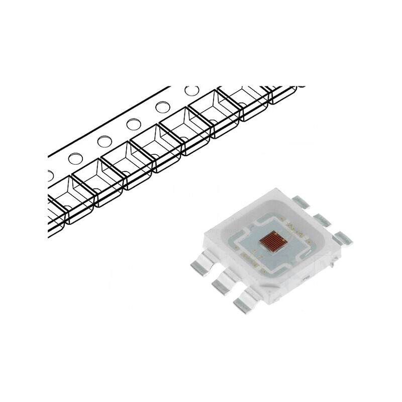 LED Roșu Putere 3W SMD 120° | Electronic-mag.ro | Componente Electronice