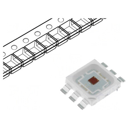 LED Roșu Putere 3W SMD 120° | Electronic-mag.ro | Componente Electronice