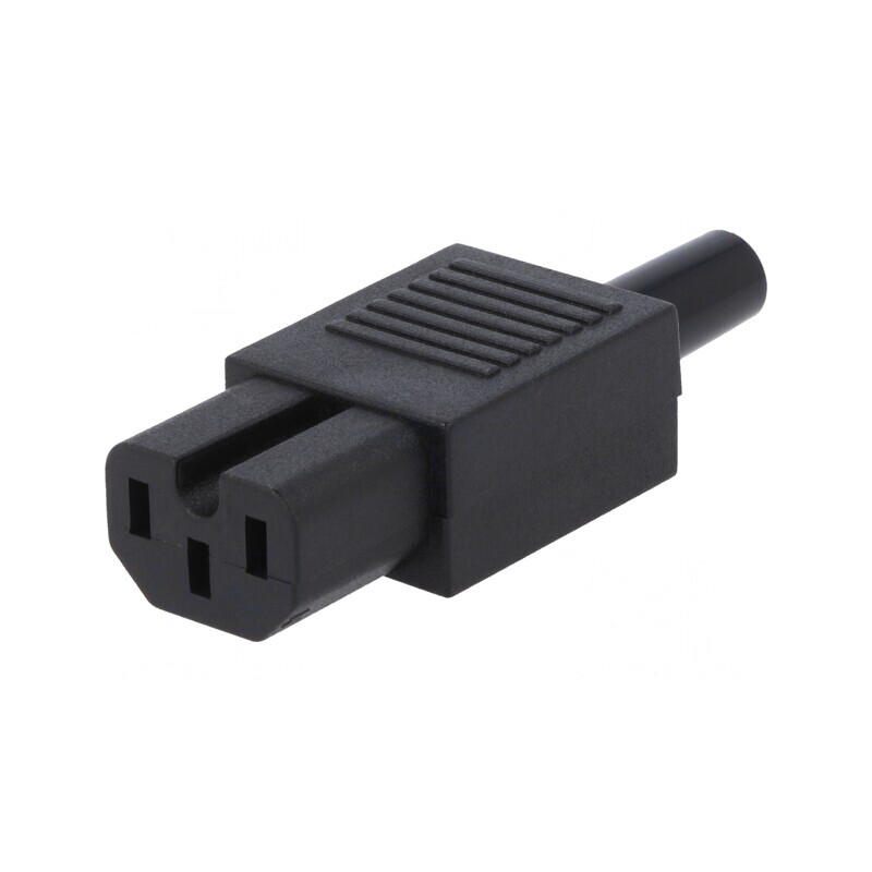 Conector Alimentare AC Mufă Mamă IEC 60320 C15 10A 250V | Electronic-mag.ro | Componente Electronice