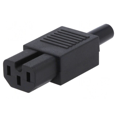 Conector Alimentare AC Mufă Mamă IEC 60320 C15 10A 250V | Electronic-mag.ro | Componente Electronice