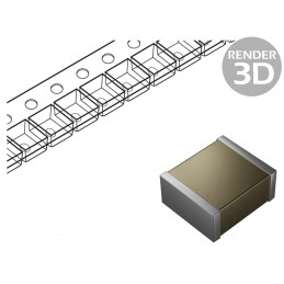 Condensator ceramic MLCC 10uF 100V SMD 2220