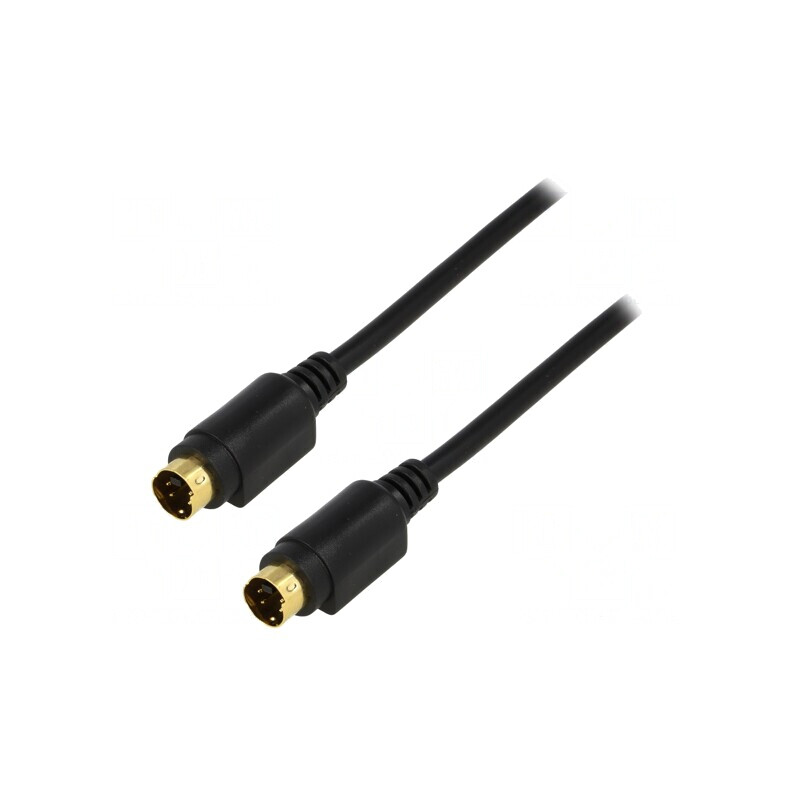 Cablu DIN mini 4pin 2m Aurit | Electronic-mag.ro | Componente Electronice
