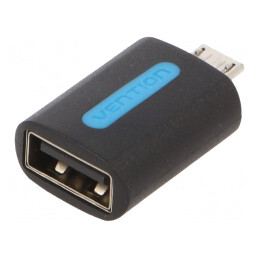 Adaptor USB 2.0 USB A la USB B Micro, Negru | Electronic-mag.ro | Componente Electronice