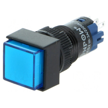 Comutator acționat prin apăsare SPDT 0,5A 250VAC IP40 | Electronic-mag.ro | Componente Electronice