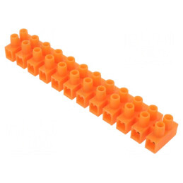 Regletă de Conexiuni cu Şurub 10mm2 230V 12 Piste | Electronic-mag.ro | Componente Electronice