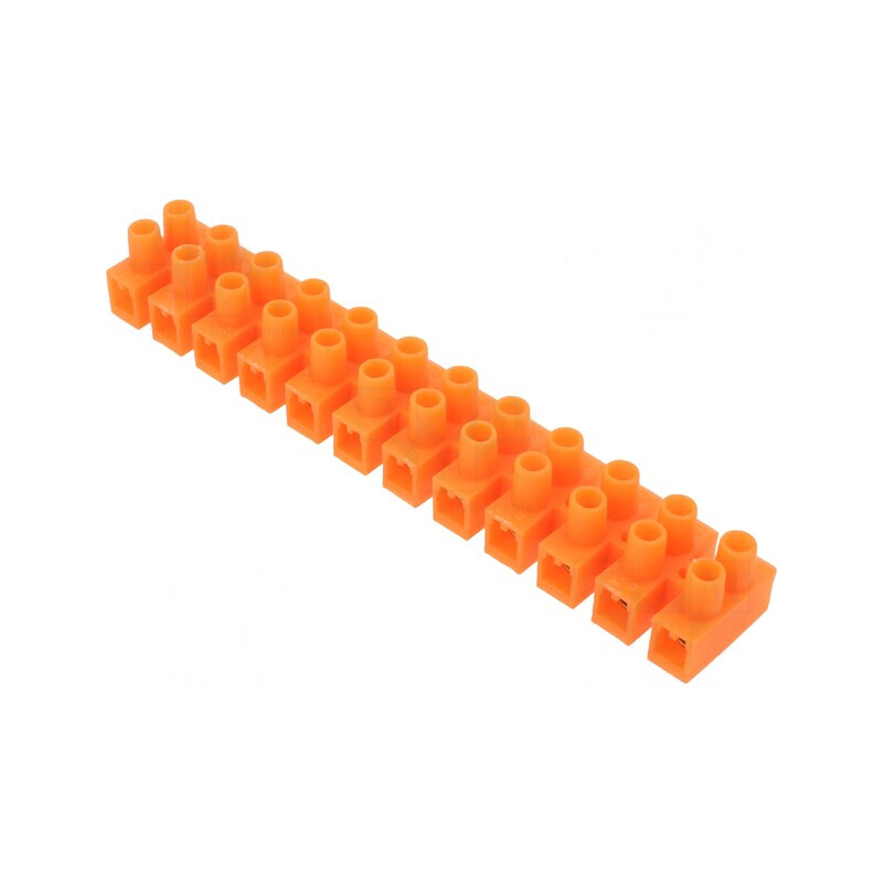 Regletă de Conexiuni cu Şurub 10mm2 230V 12 Piste | Electronic-mag.ro | Componente Electronice