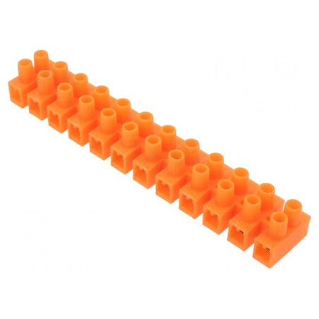 Regletă de Conexiuni cu Şurub 10mm2 230V 12 Piste | Electronic-mag.ro | Componente Electronice