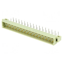 Conector DIN 41612 Tip C Tată 32 PIN THT 90° | Electronic-mag.ro | Componente Electronice