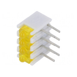 LED Galben 4 Diode 20mA 2.1V | Electronic-mag.ro | Componente Electronice