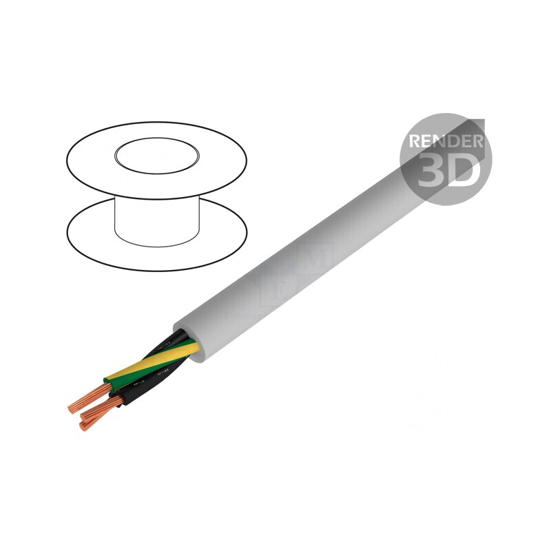 Cablu Neecranat Gri JZ-500-PUR 3G0,5mm2 300V/500V | Electronic-mag.ro | Componente Electronice Cablu Neecranat Gri JZ-500-PUR 3G0,5mm2 300V/500V | Electronic-mag.ro | Componente Electronice