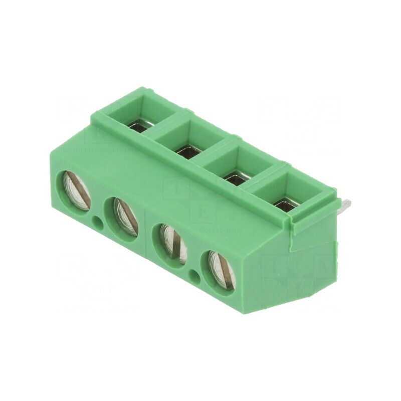 Regletă de conexiuni PCB 90° 5,08mm 4 piste 300V | Electronic-mag.ro | Componente Electronice Regletă de conexiuni PCB 90° 5,08mm 4 piste 300V | Electronic-mag.ro | Componente Electronice