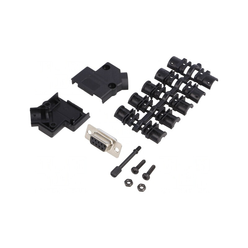 D-Sub 9 PIN Mufă Mamă Neagră Kit Complet | Electronic-mag.ro | Componente Electronice D-Sub 9 PIN Mufă Mamă Neagră Kit Complet | Electronic-mag.ro | Componente Electronice