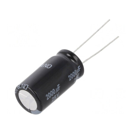 Condensator electrolitic THT 2000uF 25V 12,5x25mm | Electronic-mag.ro | Componente Electronice