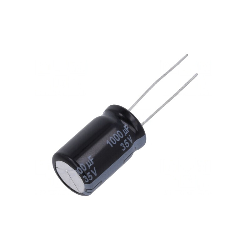 Condensator Electrolitic THT 1000uF 35V 12.5x20mm | Electronic-mag.ro | Componente Electronice