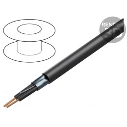 Cablu Ecranat BiT 1000 2x1mm2 LSZH Negru | Electronic-mag.ro | Componente Electronice