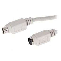 Cablu PS/2 2m Gri 1:1