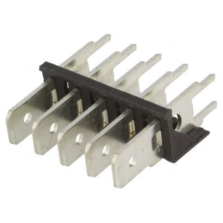 Conector Spadă 6.3mm 0.8mm Oțel Cositorit 500V | Electronic-mag.ro | Componente Electronice