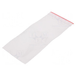 Pungă cu fermoar 180mm x 80mm 40um polietilenă | Electronic-mag.ro | Componente Electronice