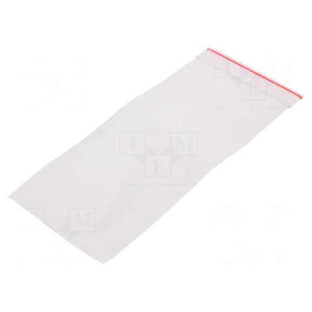 Pungă cu fermoar 180mm x 80mm 40um polietilenă | Electronic-mag.ro | Componente Electronice