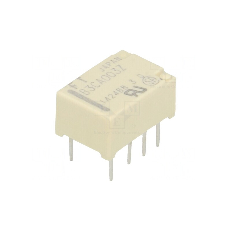 Releu Electromagnetic DPDT 3VDC 2A THT | Electronic-mag.ro | Componente Electronice