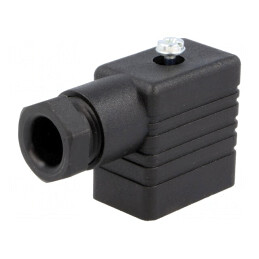 Conector cu Valvă Mufă Format B 10mm Mamă 3-PIN 90° | Electronic-mag.ro | Componente Electronice